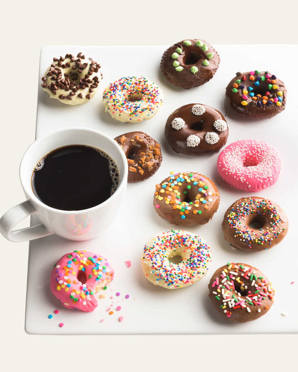 Belgian Chocolate-Covered Mini Donuts